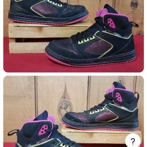 Nike Air Jordan Basketball Shoes Pink/Black Sixty Club 555364-019 Women Sz 5.5Y